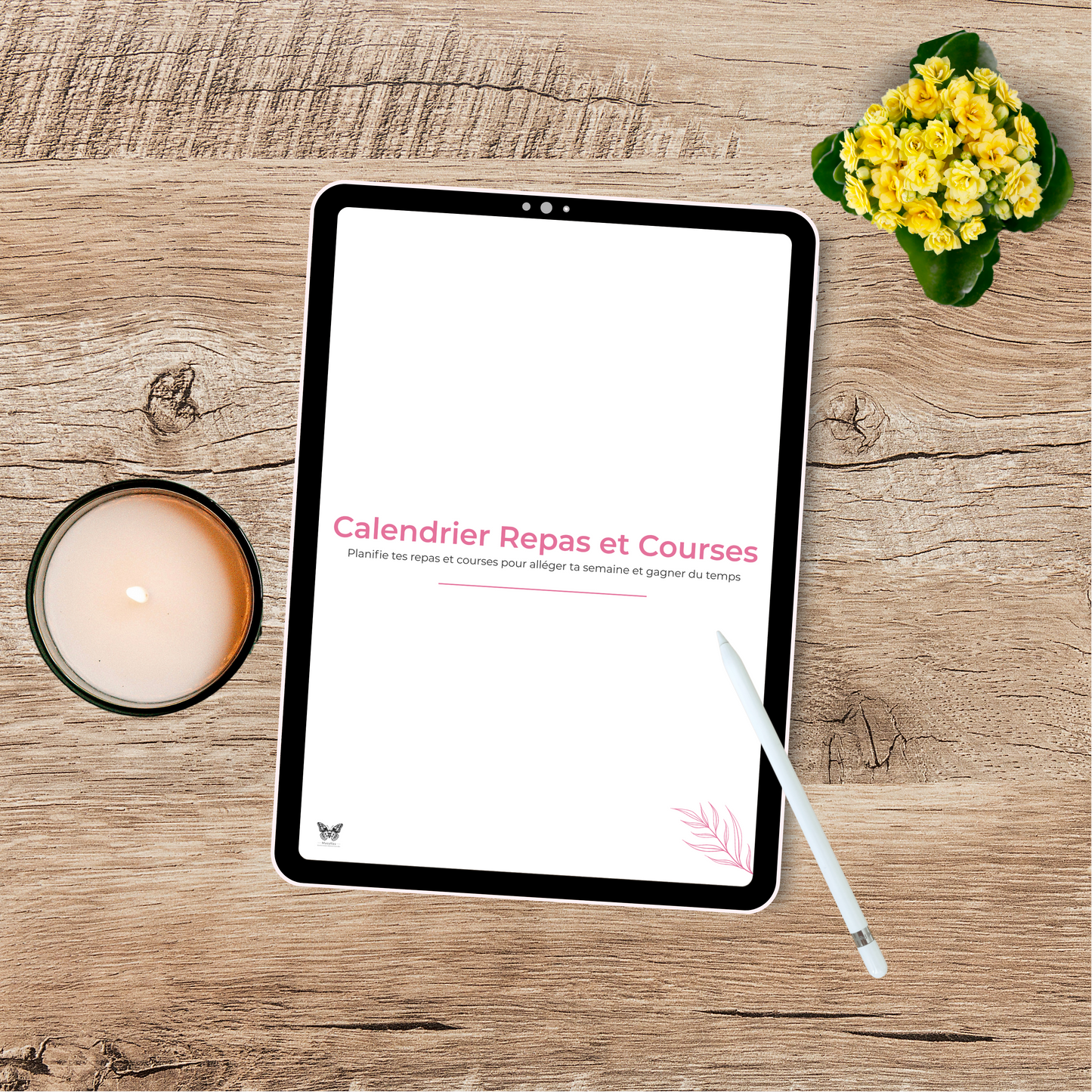 Calendrier Repas & Courses – Organise tes semaines et simplifie ta vie