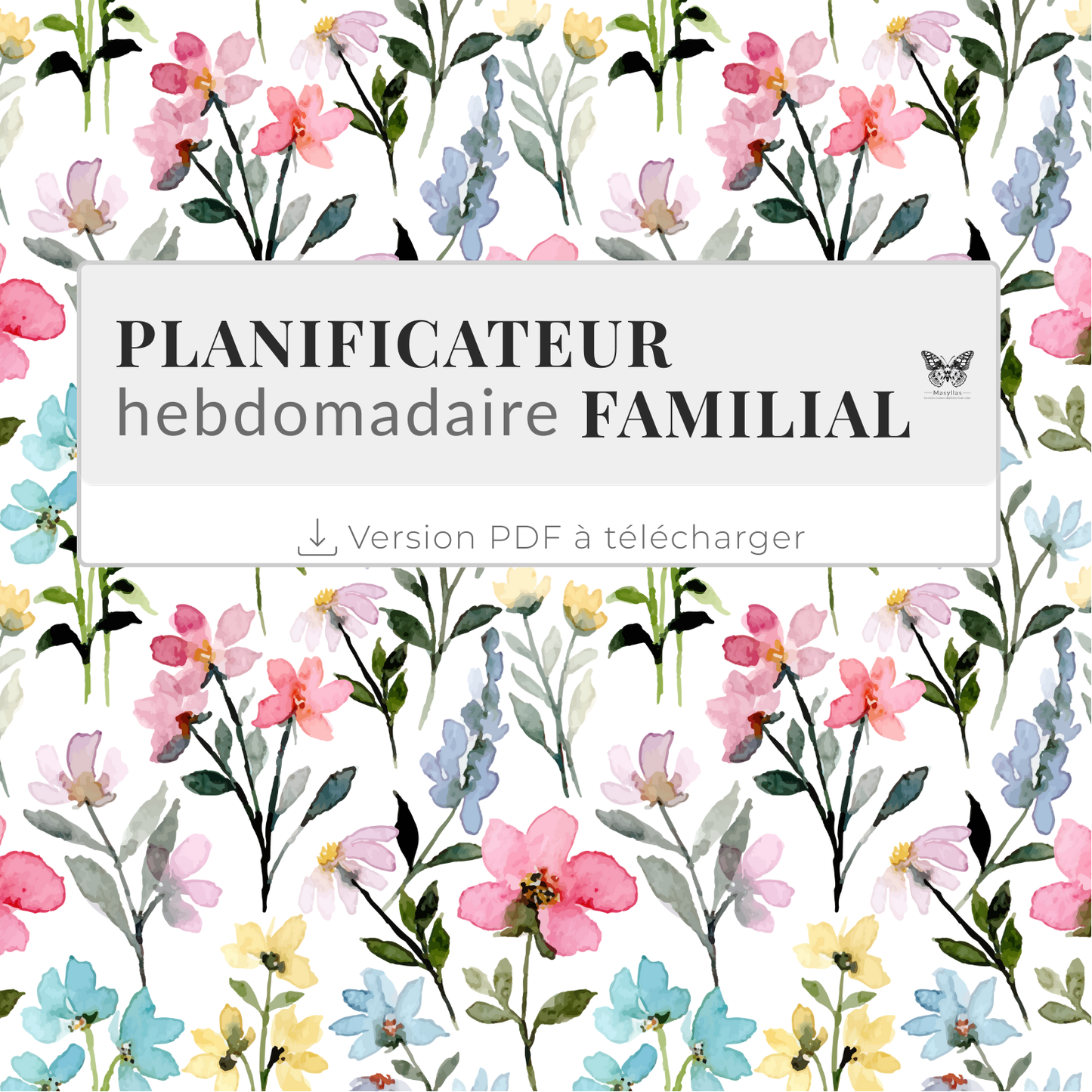Planificateur Familial Complet – Semaine organisée et sereine