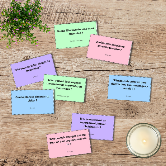 Cartes “Rêves et Imagination” – Pack PDF familial