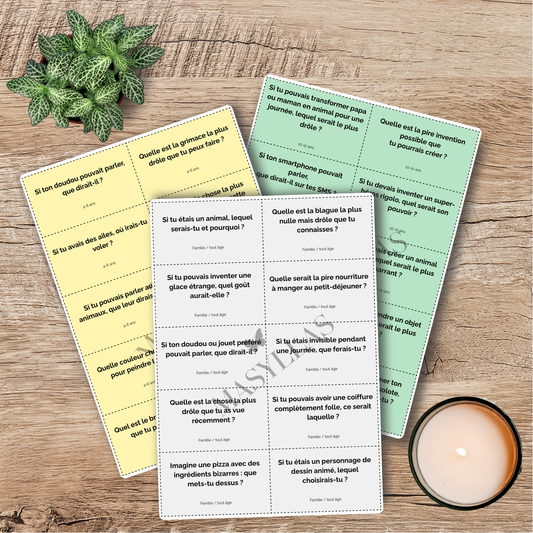 Cartes Questions Rigolotes – PDF à imprimer